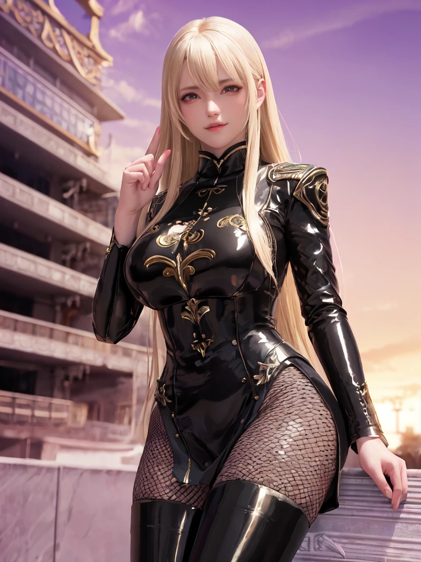 king, 8k, masterpiece, bset quality, girl wearing sexy military officer outfit, tight pants, fishnet stockings, wide-brimmed officer-style trench coat. white leather luxury, glossy, sexy girl fantasy anime artwork, fantasy anime illustration, 8k badass anime, 4k anime art wallpaper, 4k anime art wallpaper, artwork 2.5 d cgi fantasy anime art, 8k anime art wallpapers, detailed digital anime art, beautiful fantasy anime, majestic epic anime artwork, 4k anime wallpapers, artwork detailed anime, sexy, seductive, giant, women, anime style, best quality, extremely detailed, best silhouette), font (detail) backdrop, dark fantasy), (beautifully detailed face), high contrast, (best lighting details, extremely delicate and beautiful eyes), ((cinematic lights)), colorful, super detailed, dramatic lighting statue, intricate details (1 girl, solo, sharp face, . Blonde, super long hair, bangs, long eyelashes, dynamic angles),
