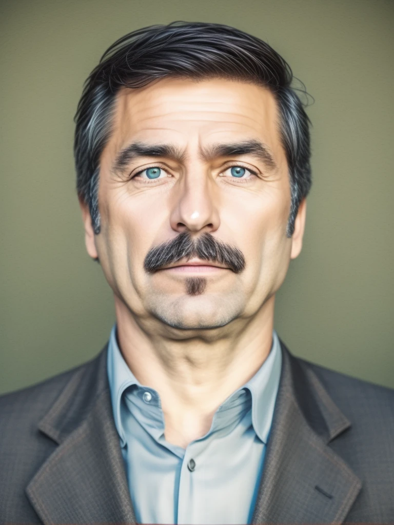 photo of a man, Male: 48 years old, pores, Wrinkles on the face, sticking hair, detailed glossy eyes, specular lighting, dslr, ultra quality. sharp focus, tack sharp, dof, film grain, Fujifilm XT3, crystal clear,