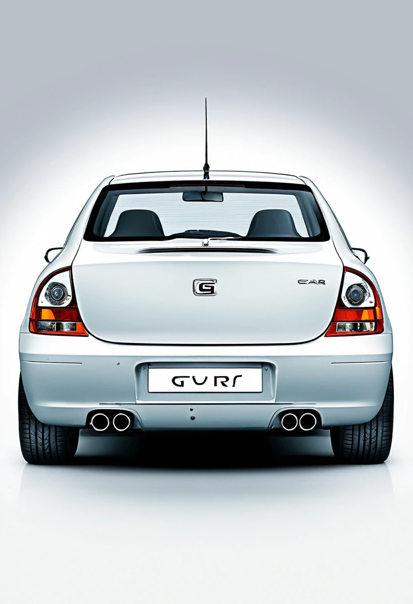Car G，Car Illustration，Photographs，Rear of the car