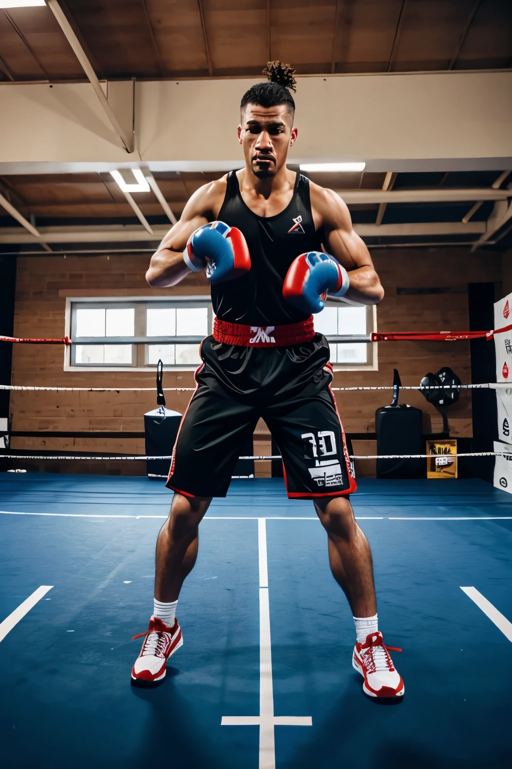 Boxing skipping done by a robot