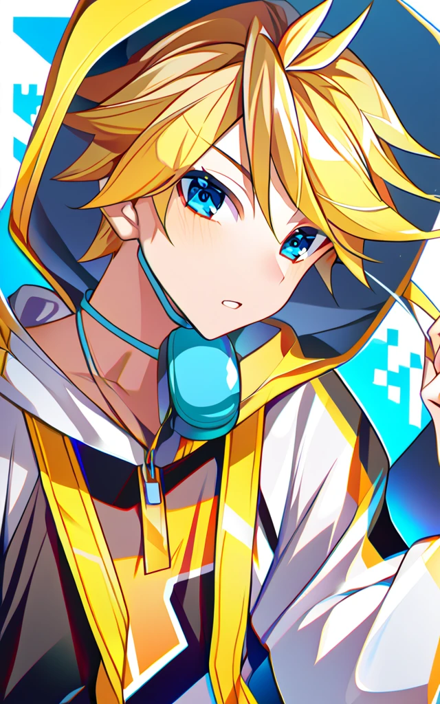 one boy, Kagamine Len, cool, handsome, cool