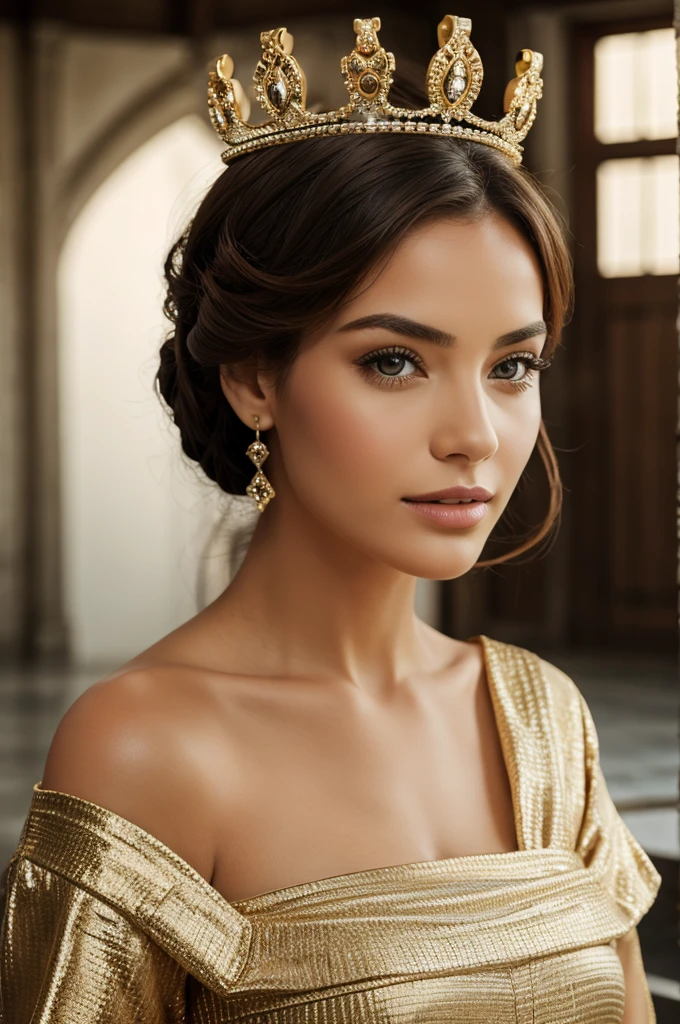 Woman in crown