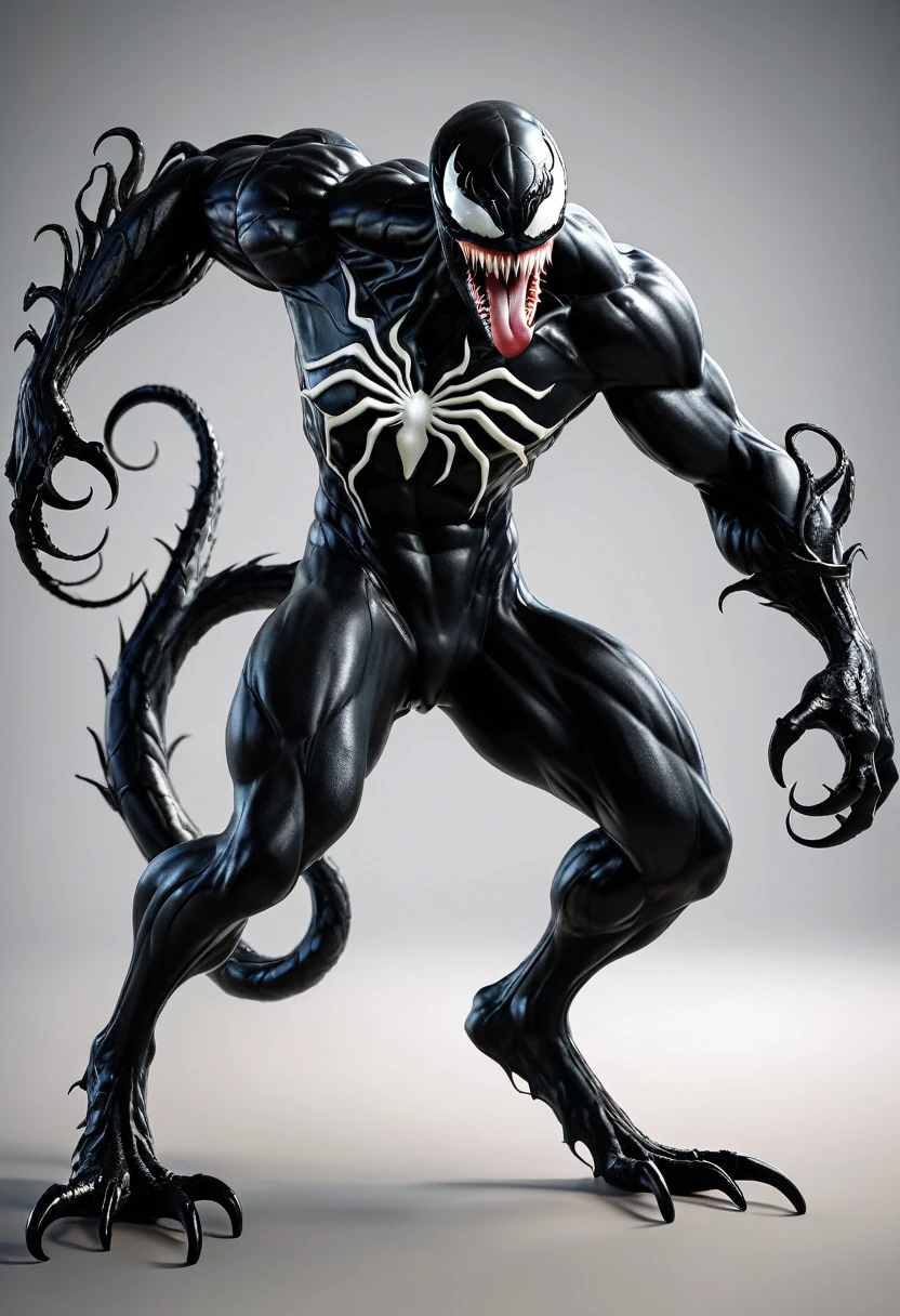 Venom Real High resolution, fully generated from head to body, limbs

