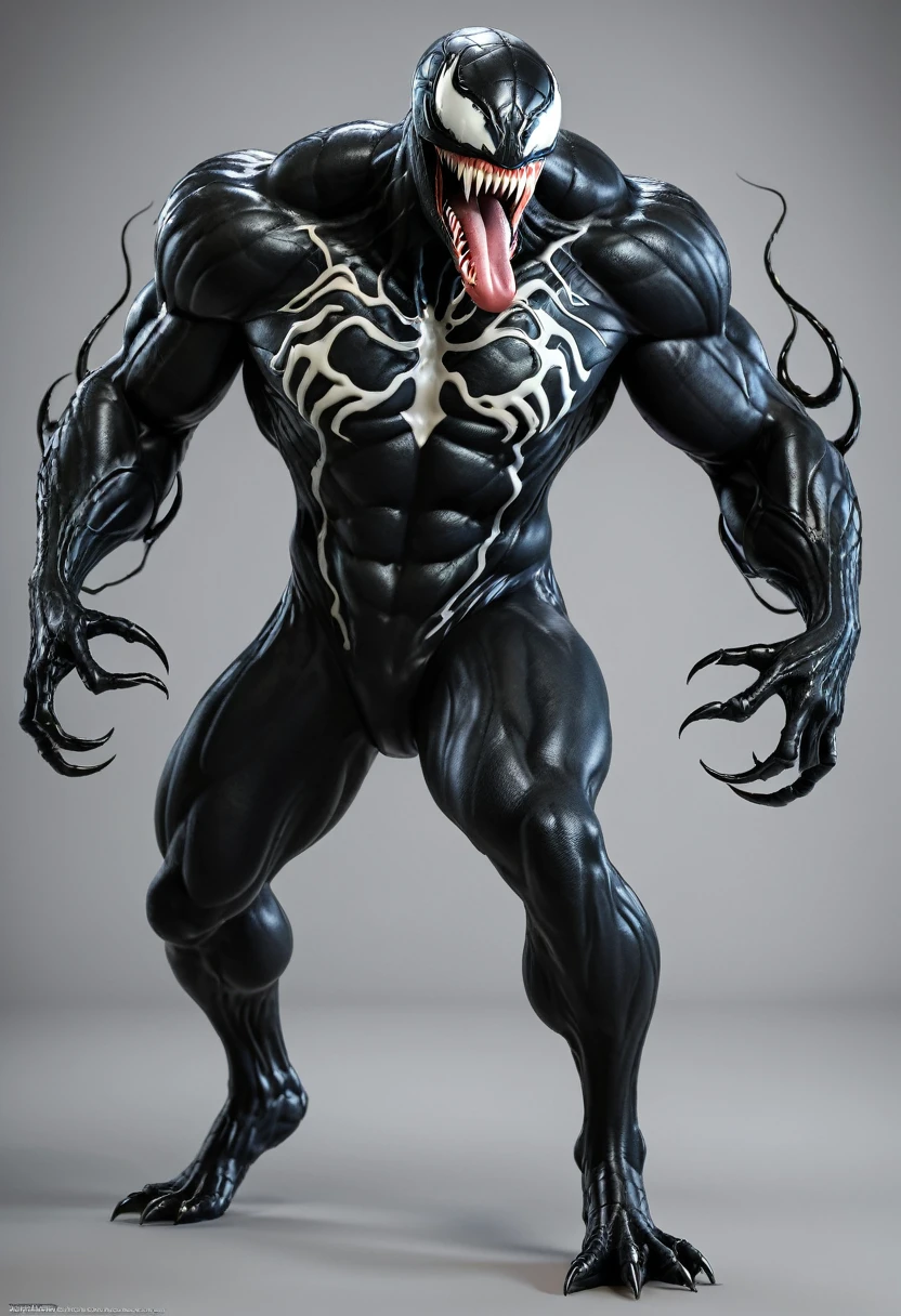 Venom Real High resolution, fully generated from head to body, limbs