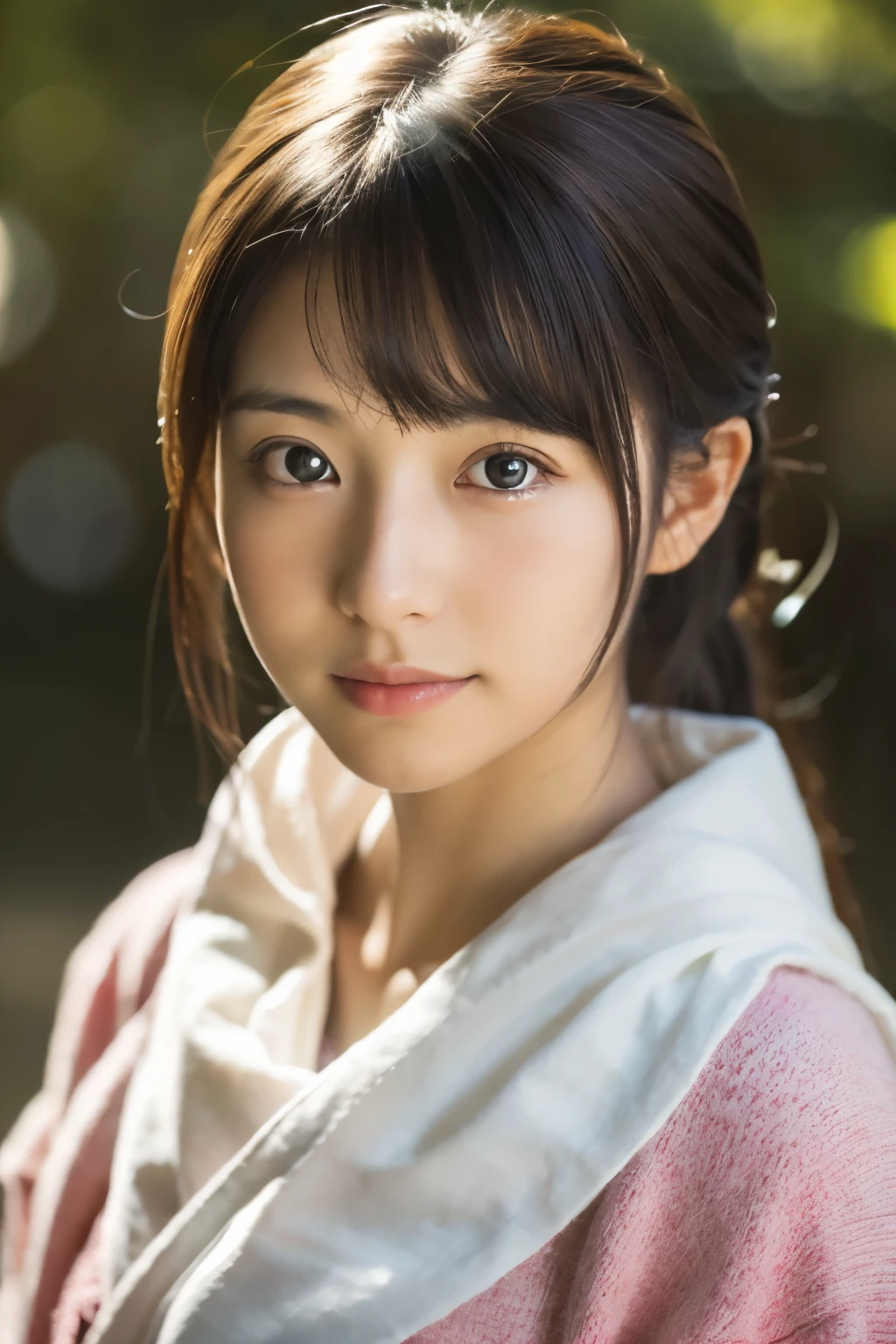  beautiful japanese girl portrait add light