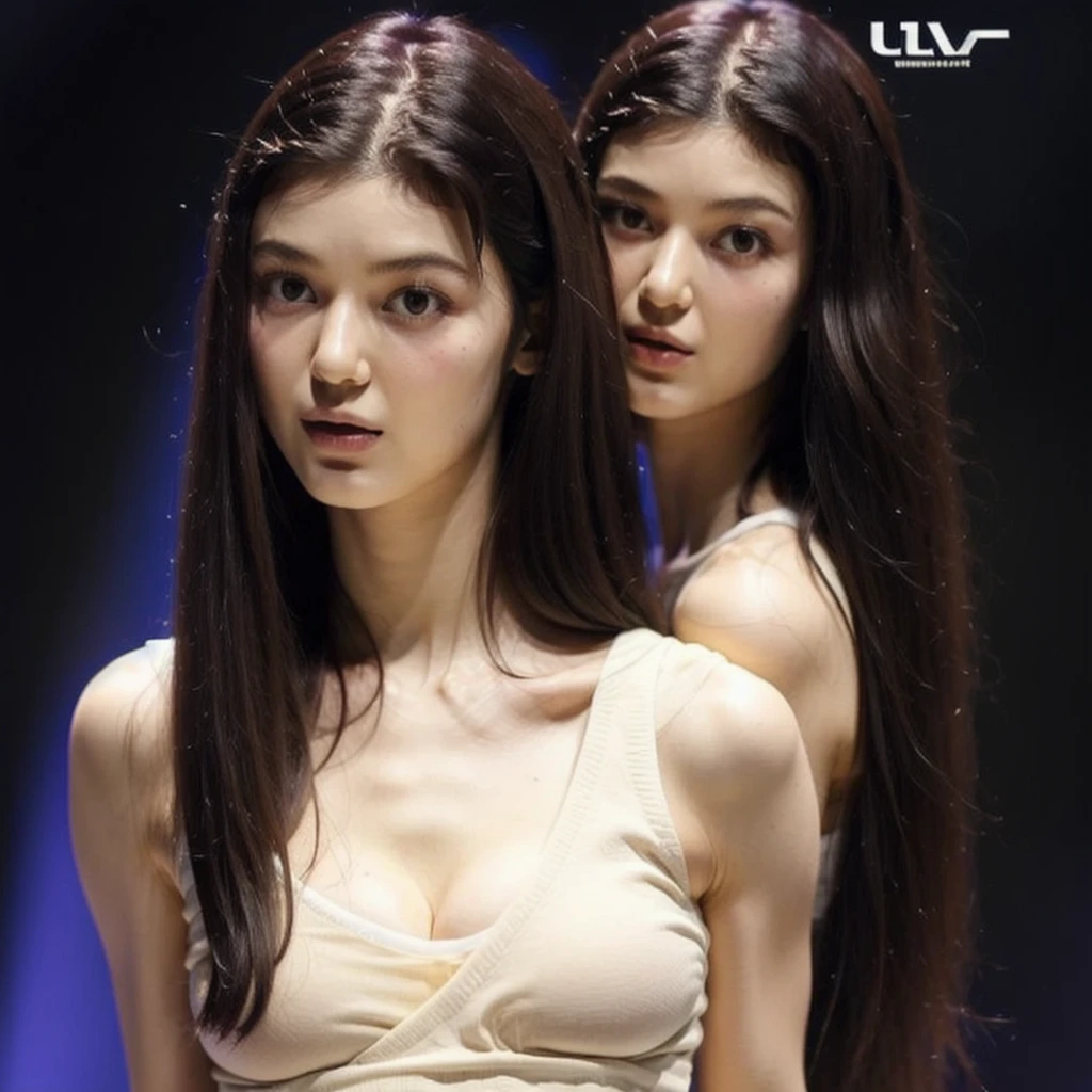One girl, 一人in, (Floating Hair), detailed eyes, detailed iris, (8k, highest quality, masterpiece, Ultra High Resolution:1.3) Photo of a pretty woman named Danielle (detailed_face),(4K、highest quality)、(Realistic、Photorealistic)、(Yakian)、 One Girl、solo、Upper body、(face to the Audience)、 Perfect hands、look up_in_Audience、 White shirt、 outside of home、細かく描かれたface、short hair,(Big Breasts, Cleavage:1.2), (Camel Toe),18-year-old、Nogizaka Idol、、Korean Idol、Gravure idol pose,Put your arms behind your back,Raise your arms,(Digression),small,nsfw,nude