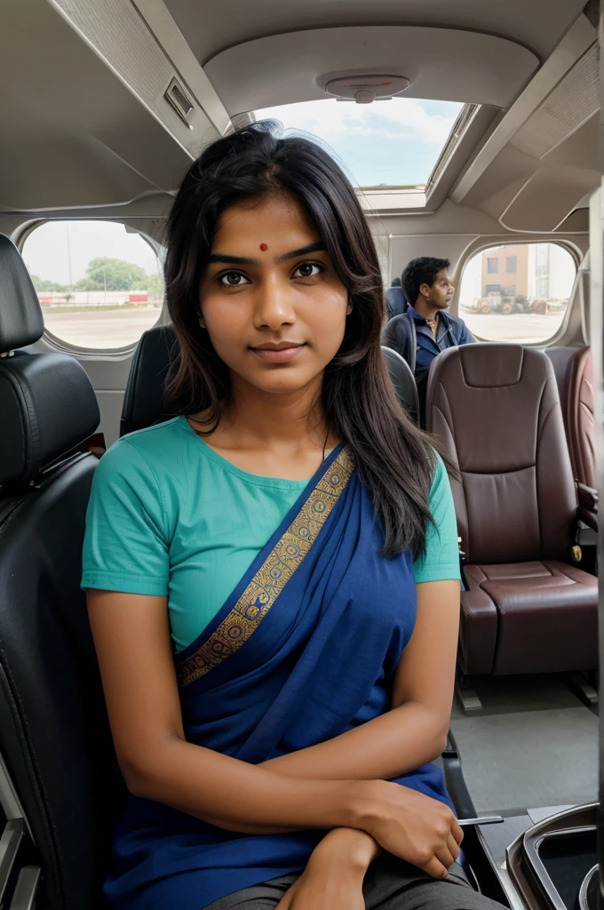 A photograph should be produced in which I hold my Indian passport and a US che flight ticket as a snap taken while travelling.