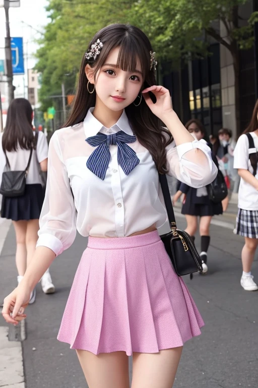 Cute Girls、Idol、high school girl、See-through、mini skirt