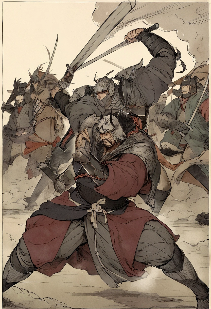samurai,samurai in battle,medieval japanese