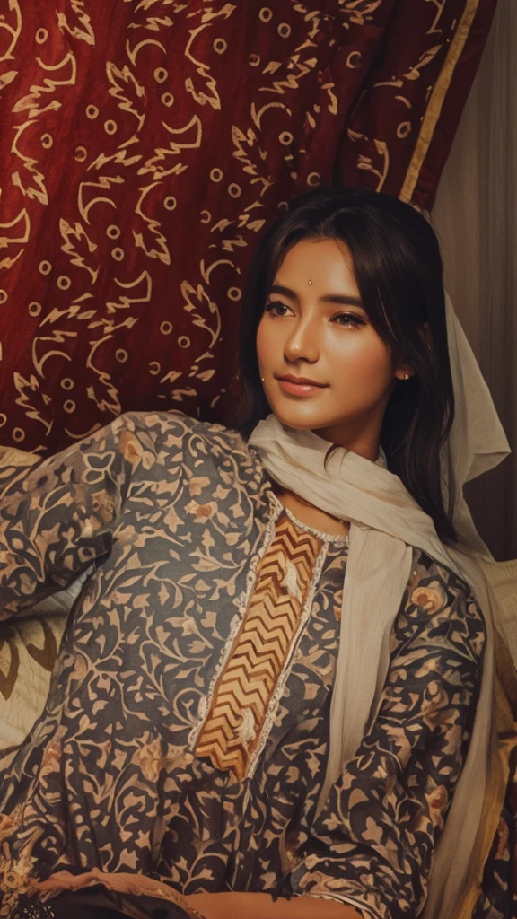 Realistic beautiful anime girl