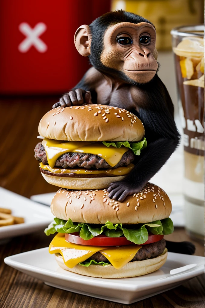 Monkey burger logo