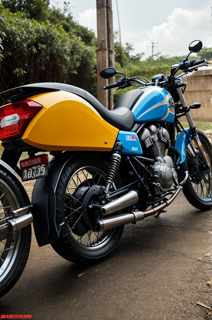 Bajaj vikrant bike modified to bullet
