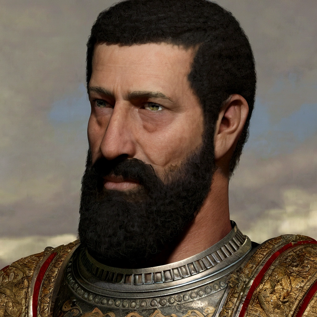 Portrait of General Belisarius After Reconquering Rome