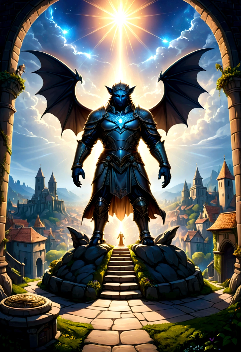 <lora:just_another_Cyborg_LoRa_SDXL:0.7> cyborg Gargoyle sentinel perched on ancient structures in Jungle canopy with sentient flora, ultra-fine digital painting,  <lora:xl_more_art-full_v1:0.3>,   <lora:MindWarp:0.7>, <lora:Dreamyvibes artstyle SDXL - Trigger with dreamyvibes artstyle:0.7> Dreamyvibes Artstyle