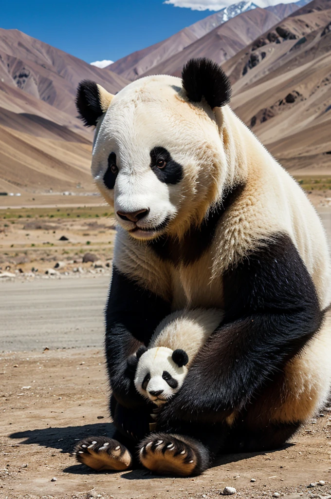 Panda in Ladakh