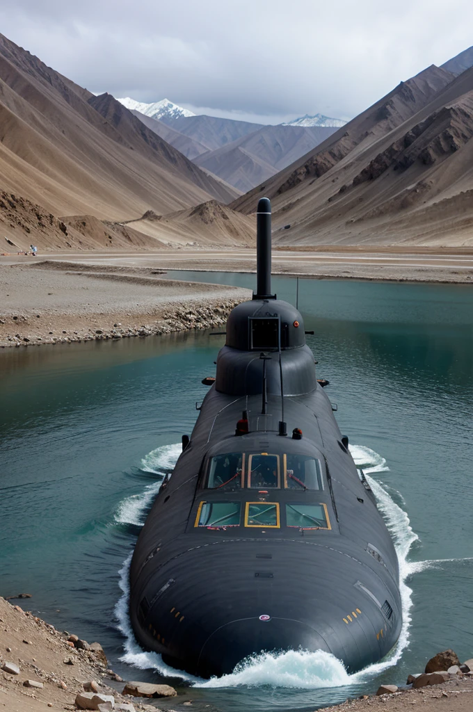 Submarine in Ladakh