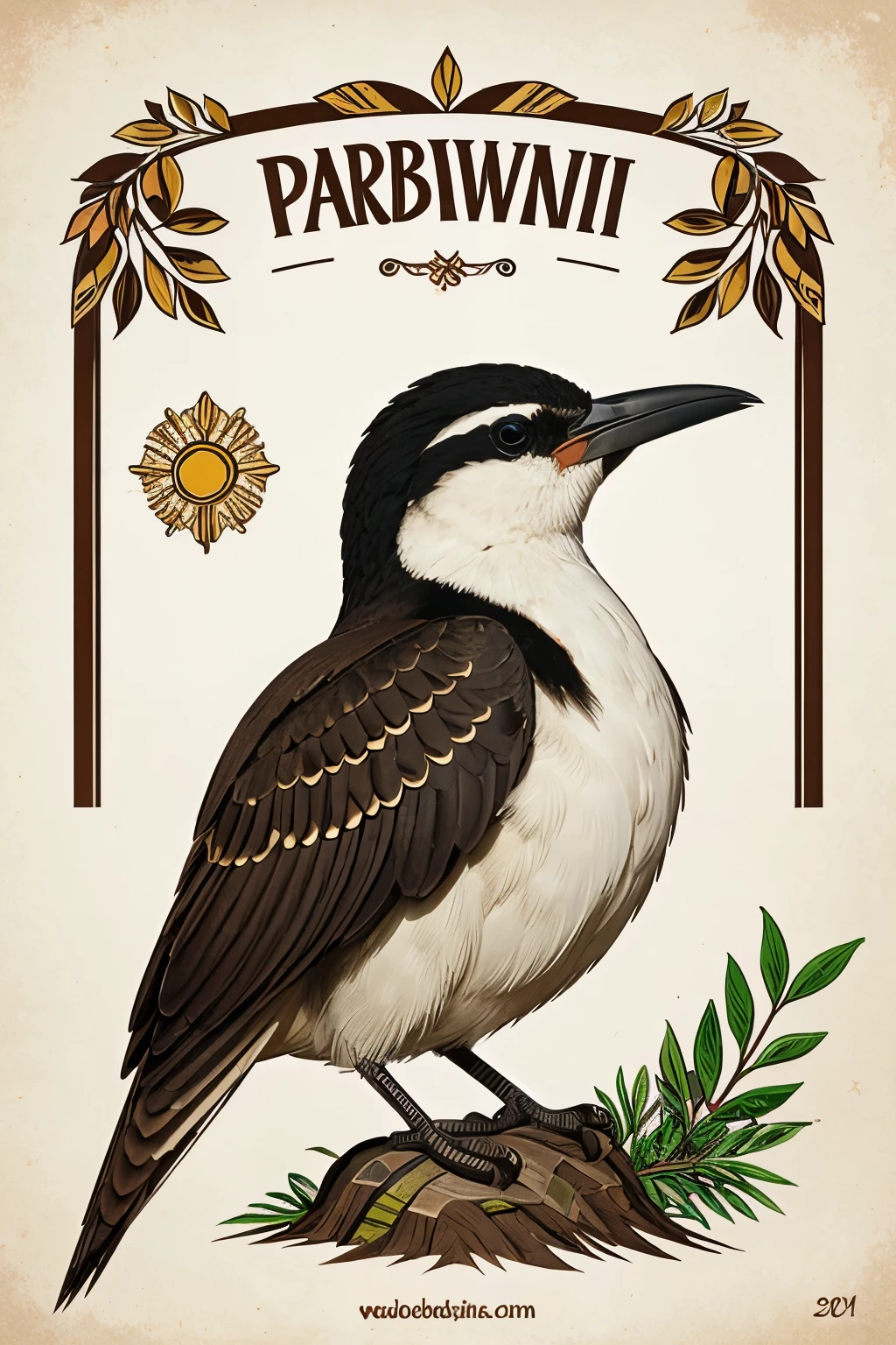Ilustrasi burung cendrawasih dari papua