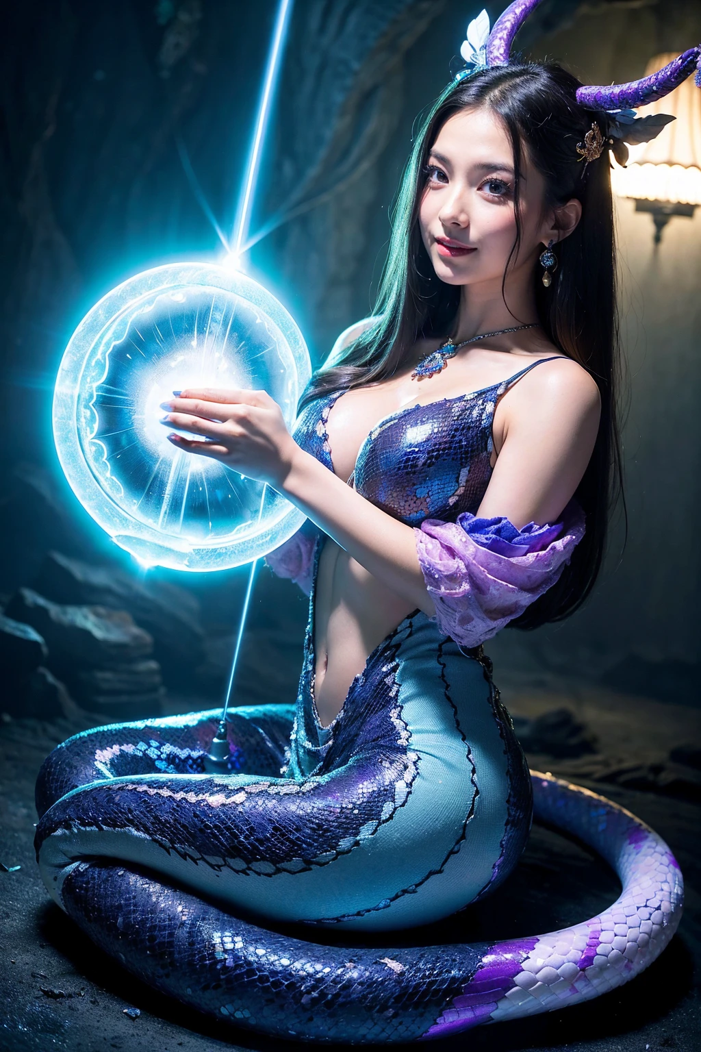 ((highest quality)), ((masterpiece)), (detailed)Well-formed face、超高精細画質のHuge breasts、A rich body、smile、Large areola、A large underground limestone cave where no light reaches、Deep inside the vast cavern of mysterious glowing stalactites and light blue crystals、Sitting on the Golden Serpent Throne、There are many luminous stones in the cave.、Blue-purple Poison Carpet、Creatures from the ends of the earth、Maximum chest size、A rainbow snake dress embroidered with Yamata no Orochi、He carries a shield on his back with a thousand sharp spears attached to it.、Wields a spear made of a glowing blue crystal ball、Super long black straight hair、Let your back hair hang down in front of your body、Huge circular mandala、White skin as delicate as a silkworm cocoon、She's tall, has a slim waist and a huge chest.、Big breasted princess、Big tits fairy、超Big Breastsの地獄の女神、Little crow chick、Planet bracelet、Overflowing Motherhood、love expression、The behavior of a noble queen、Frontal close-up of female genitalia、Spread your legs wide、From the front of the crotch、From below、Lower body naked、Crotch close-up、In his left hand he holds a small knife made of shining crystal stone.、Glowing Quartz Stone Quill、Fairy Bracelet、Sit on a throne with your legs open、Extreme close-up of female genitalia seen from the front、股の真From below、股間の前で真From below、Extreme close up of open legs、From feet to head、Gold and turquoise tapestry with floral pattern、Violet Queen's Garterbelt、Very close up in front of the crotch、Extremely close up of female genitalia、Extreme close-up of the crotch of an M-shaped foot、Lower body close-up、Raise your knees、tiara、necklace、Glowing garter belt stockings、Lower body naked、Naked Female Genitals、Lower body naked、Long eyelashes、Sagging eyebrows、smile、超Big Breasts、Ancient Alien Furniture、超Huge breasts、Super lush breasts、,(((Big Breasts))),(((Huge breasts))),(((Great tit))),(((SFW)))、Ultra HD female genitalia、Golden snake chair、Ultra-detailed depiction of female genitalia、Ultra dark space、Glowing flowers blooming in a cave、A stone that glows in the darkest place、Smooth waistline、smile、Blue-purple aesthetics、Woman with aura、Exceptional Appearance、超Big Breasts1.2、The pinnacle of elegance、Beautiful belly button、Sparkling star sand、Snake hair clips on ears、Little crow chick、Spread your legs as wide as possible and offer your vagina.、Contract in front of her open legs、Ultra-M-shaped legs、I spread her pussy and licked it all over.、The irresistible smell of death attacks my nose、Living with Giant Snakes、Lower body nude、開いたCrotch close-up、Extreme close-up of the crotch of an M-shaped foot、正面から見たNaked Female Genitals、Lower body naked、Black spider web tights、Accentuate your cleavage、A woman who shows a close relationship with the setting and decoration、Extreme close-up before the splits、Naked Female Genitals、Lower body naked、Super completely naked、Spread your legs wide、In the Dark、両Raise your knees、Shining crystal object、Ultra HD female genitalia、Ultra-detailed depiction of female genitalia、smile、A dark, invisible cave stretches out in the background