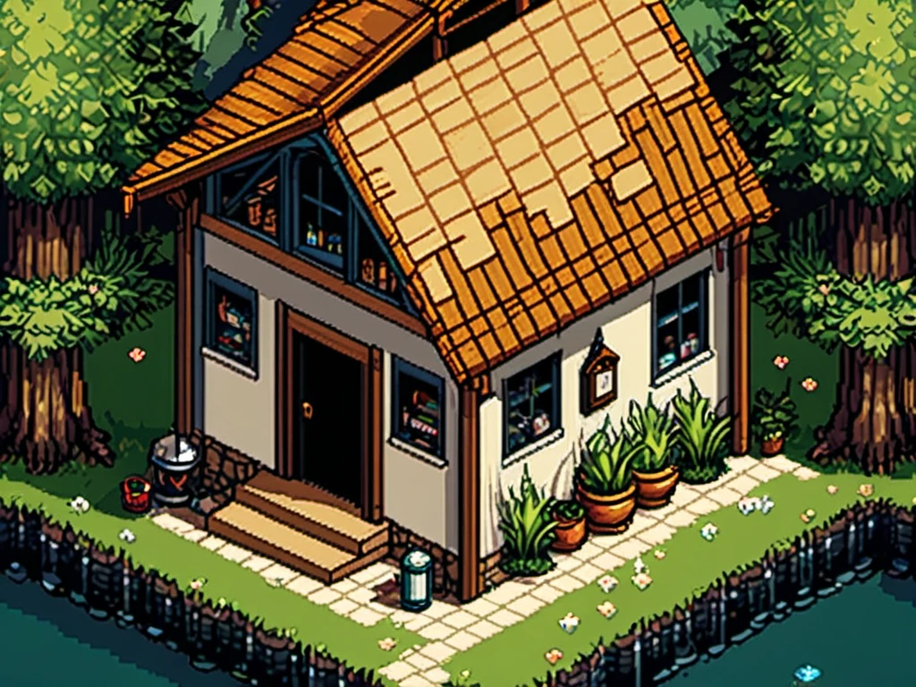 masterpiece, [thin outline],
BREAK,
inside the book shop, indoor,
BREAK,
(RPG maker style top down view), pixel art