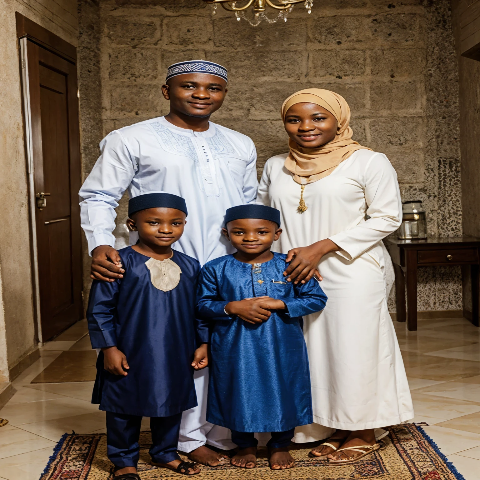 african muslim family