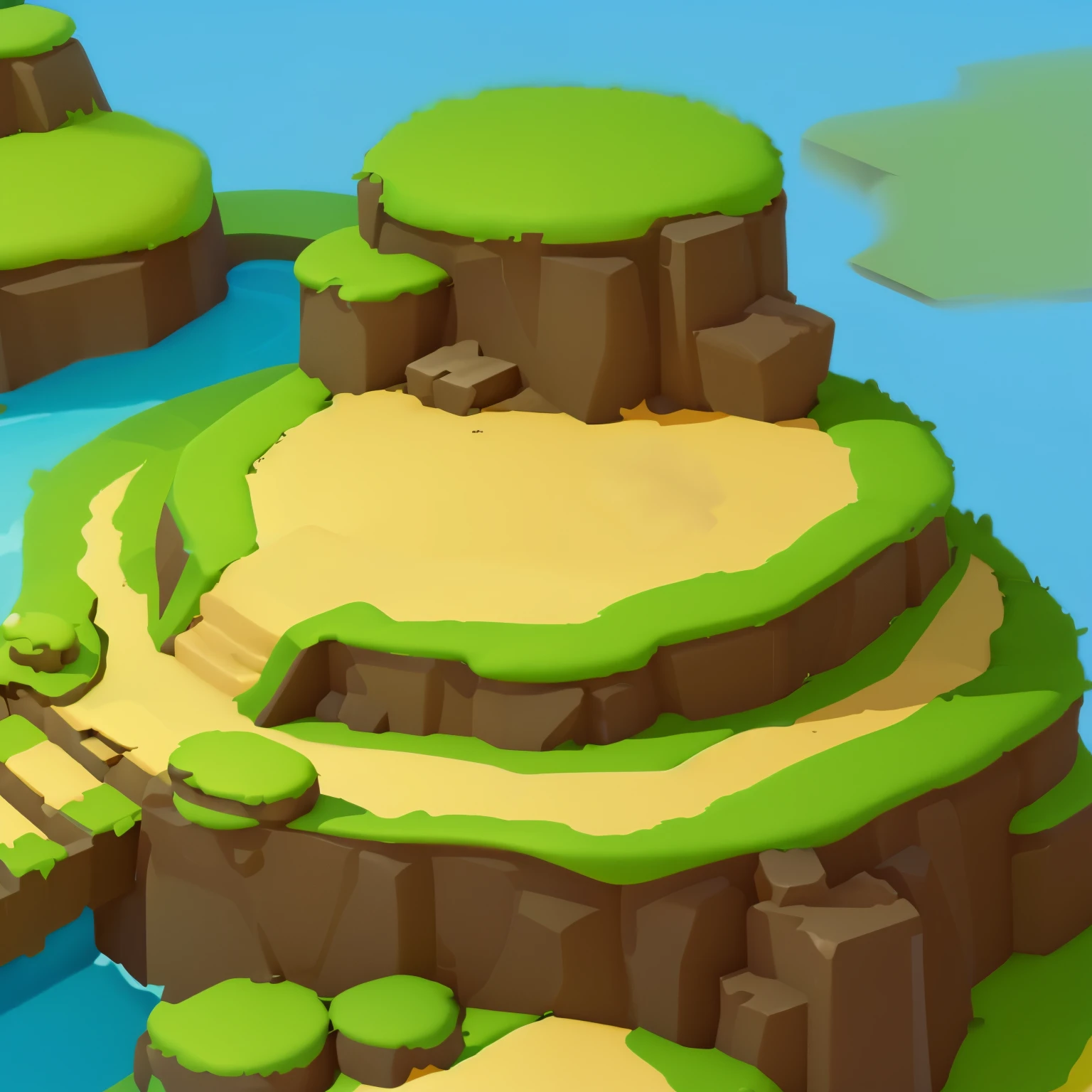 Game Architecture Design, Cartoon, Plant Paired Architecture, Leisure Game Style, Plant Architecture. 3D. tmasterpiece, super details, best quality