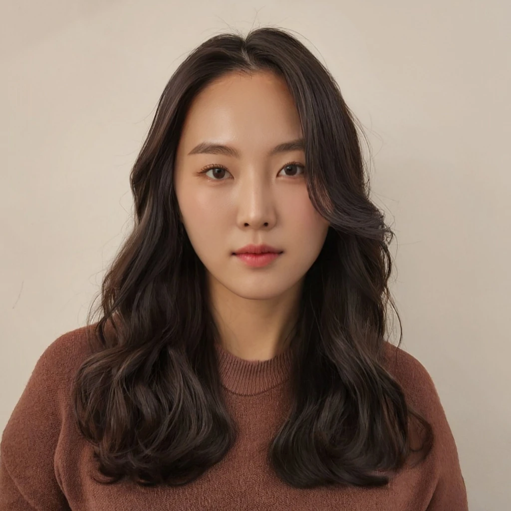 Best Quality, 8k, Masterpiece, (Portrait: 1.3), (photo realistic:1.4), (hyper realistic:1.4), Sharp Focus, looking at viewer, (smoother lighting:1.1), (increase cinematic lighting quality:0.9), realistic lighting, backlighting, light on face, ray trace, (brightening light:1.2), (Increase quality:1.4), sharp detail, (best quality real texture skin:1.4), finely detailed eyes, black_eyes, finely detailed face, 25 year old Korean woman
