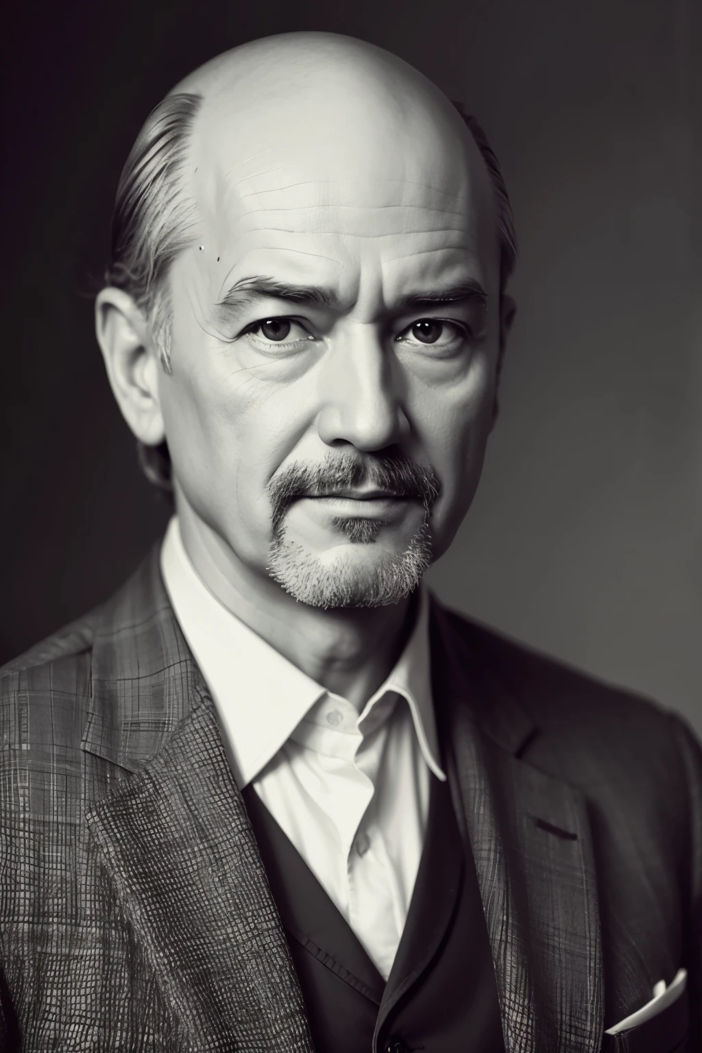 create a john locke image with the liberal aesthetic, com o estilo das artes de lenin