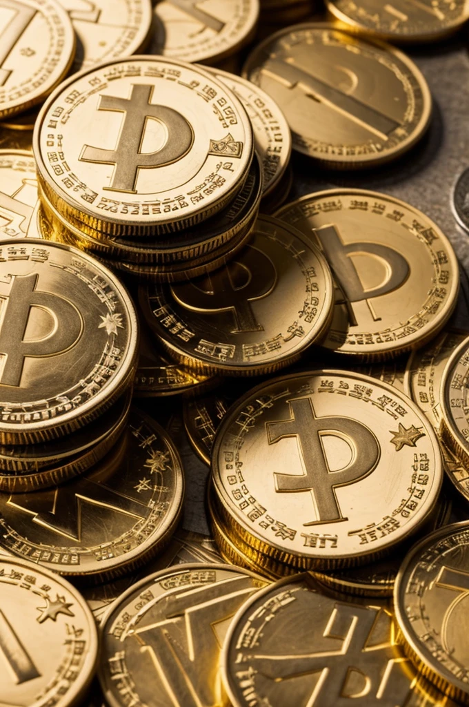 Someone picking up pi coins