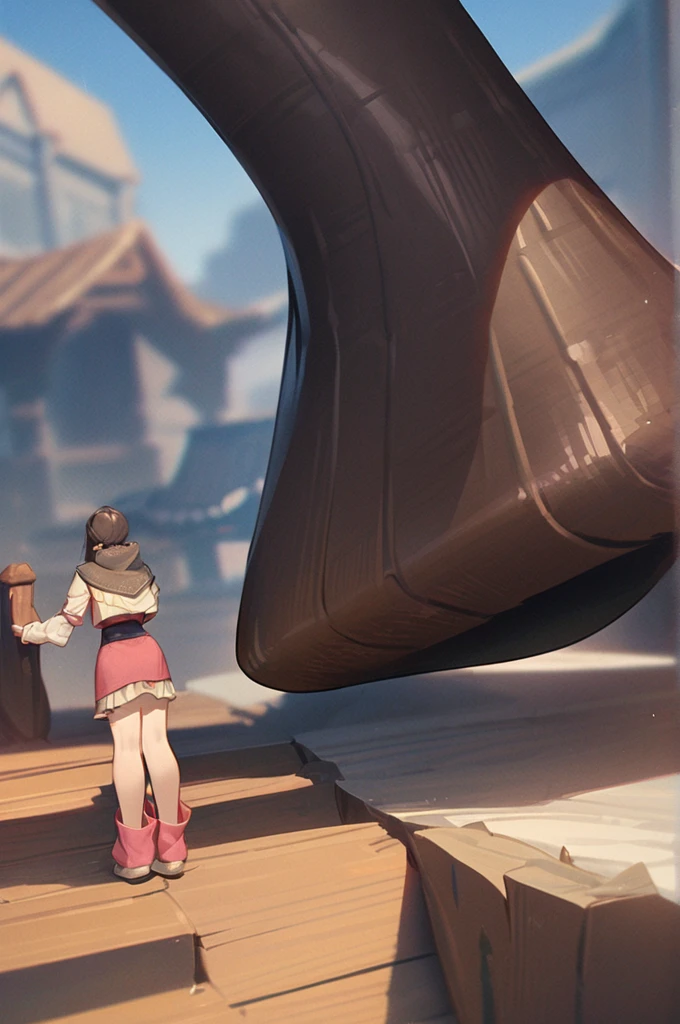 ((Best quality)), ((masterpiece)), (detailed), the girl is sitting on a huge uncensored cock