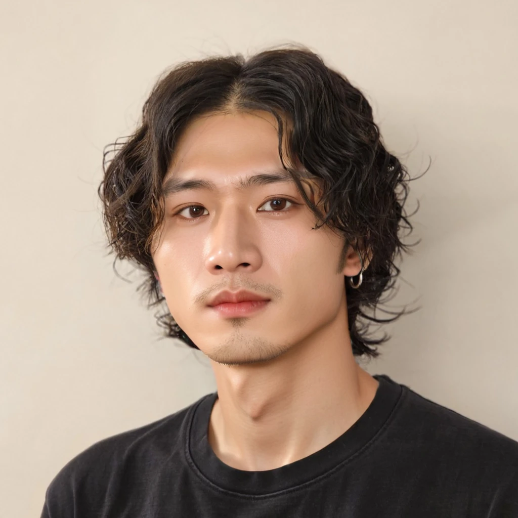 Best Quality, 8k, Masterpiece, (Portrait: 1.3), (photo realistic:1.4), (hyper realistic:1.4), Sharp Focus, looking at viewer, (smoother lighting:1.1), (increase cinematic lighting quality:0.9), realistic lighting, backlighting, light on face, ray trace, (brightening light:1.2), (Increase quality:1.4), sharp detail, (best quality real texture skin:1.4), finely detailed eyes, black_eyes, finely detailed face, 25 year old Korean man
