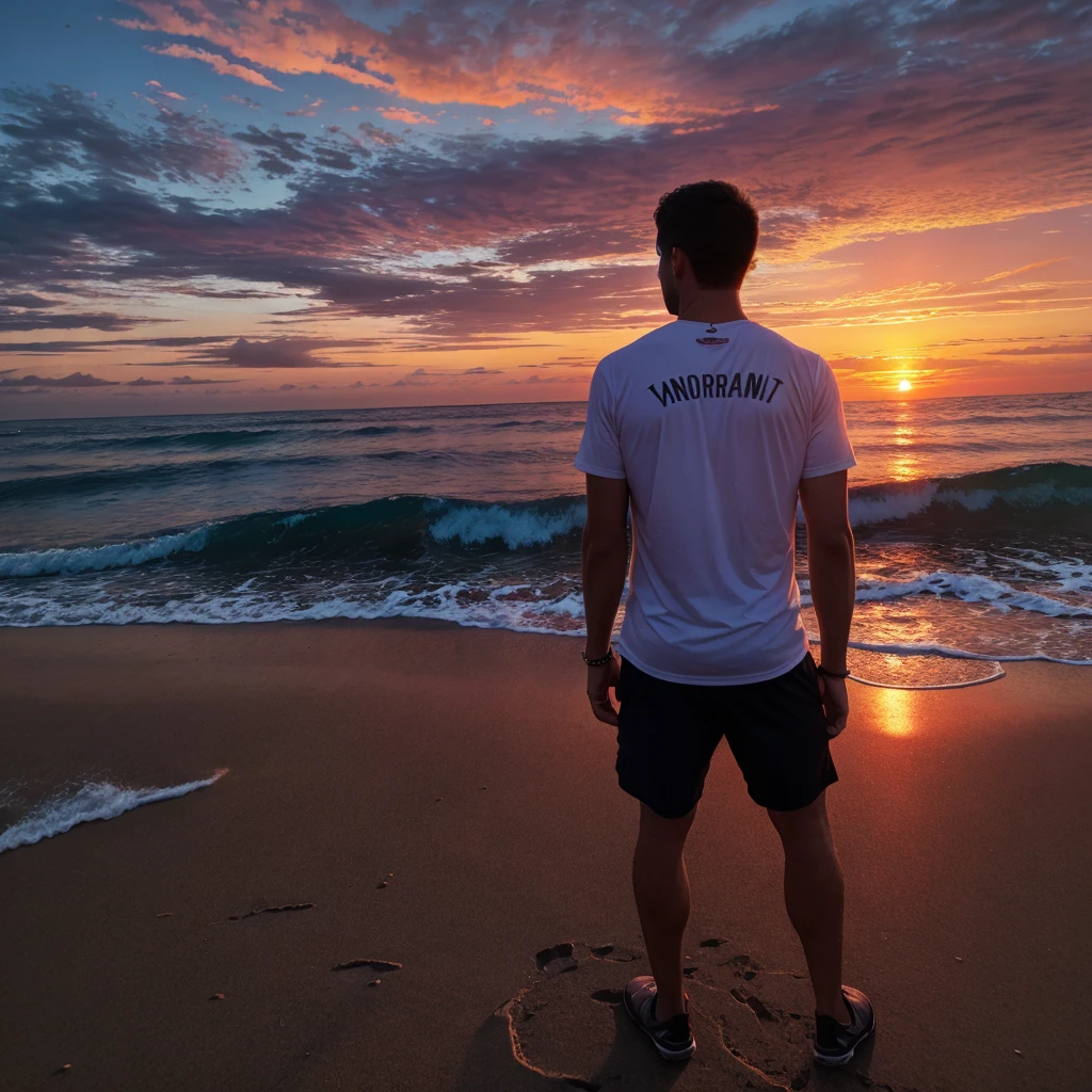 The most breathtaking sunset he had ever seen.