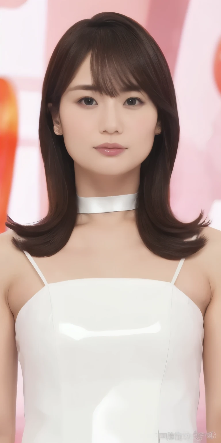 (8k, Original photo, highest quality, masterpiece:1.2,),((((((truthistic, photo truthistic:1.3)))))),(((Simple Background:1.2))),(((Shut your mouth.:1.3))),Ultra-high resolution,(Beautifuly delicate eyes), (8k, Original photo, highest quality, masterpiece),(truthistic, photo truthistic),Ultra-high resolution,Highly detailed CG synthesis 8k wallpaper,Sharp focus,(truth_skin, oily skin),Perfect Anatomy,thin and long,(Cinema Lighting), Break 1 Girl,bangs,Beautiful Hair,Semi-long hair,Night Time,(Love Hotel at Night),(thigh),(White patent leather dress),Full Body Shot,choker,upright,Hollow Eyes,Thin eyebrows,Face like a Japan person,透き通ったskin,Erotic,Medium chest,Small Nose,Natural Lip,sex slave,Doll-like look