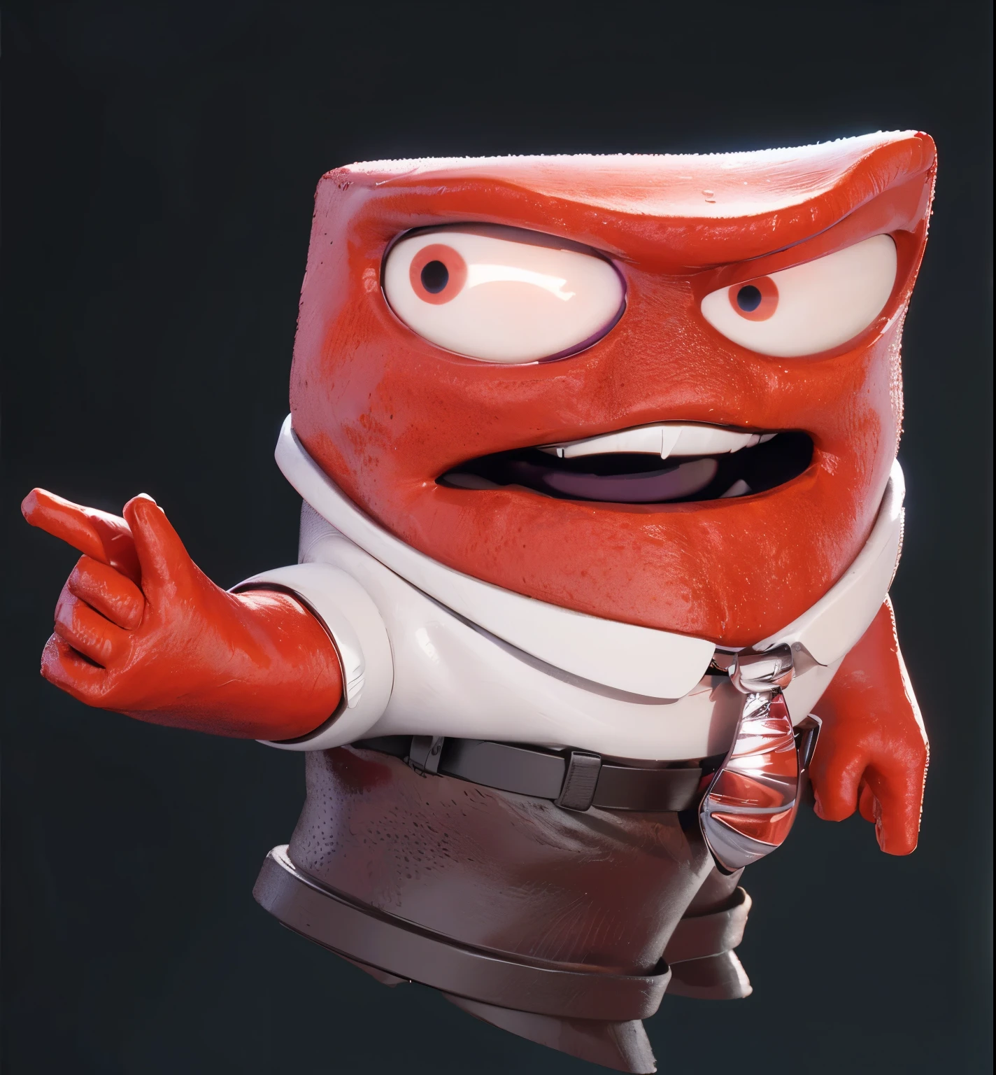 3d style, simplified design, 3d render, glossy texture, smooth 3d model, multiple light sources, rim light, sharp post effects render, (glossy plastic texture with multiple big light probe refractions), perfect cgi, smooth silhouette, high intensity refraction, (super glossy material), most beautiful vfx , blue background, plastic refractions, realistic, 4k, high resolution, rim light, photo shoot, commercial photo, profile shot, 4k, rim light, high resolution, 4k, glossy texture, smooth 3d model, multiple light sources, rim light, sharp post effects render, (glossy metallic texture with multiple big light probe refractions), perfect cgi, cgi art created only with gradients, smooth silhouette, high intensity refraction, (super glossy chrome material), most beautiful vfx, blue background, chrome metal refractions, multiple light sources, rim light, sharp post effects render, perfect cgi, digital art, detailed digital art, reflective, best quality, 4k, masterpiece:1.2, ultra-detailed, realistic, vivid colors, dark and moody lighting, The image of the highest quality, ensuring every detail is showcased perfectly. It in 4k resolution, allowing viewers to immerse themselves in the richness of the colors and intricate details. The realistic rendering. under the spotlight, reflecting, high-resolution image, realistic rendering, dark background, and rim light photorealistic The image features three characters standing in front of three houses. The characters are a red-haired mermaid, a purple cat, and an orange dog. They are each holding a yellow maraca