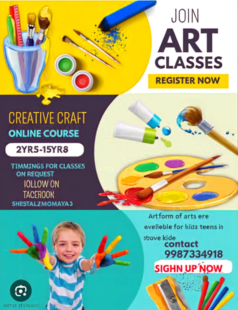 Art design tution classes 8k ultra HD quality