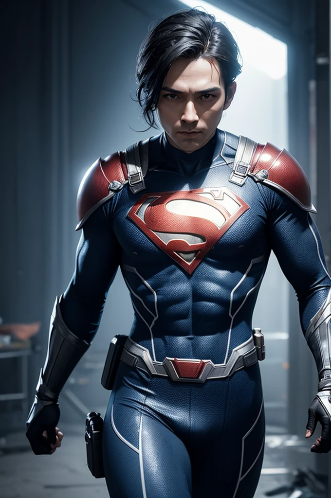 Make a super hero with platinum substance