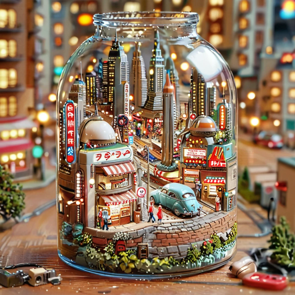((tilt-shift photography)),
BREAK {retro street scene, depict a nostalgic cityscape from the 1950s}
BREAK {(masterpiece, top quality, best quality),(ultra-detailed, absolutely resolution),((16k, high res)).