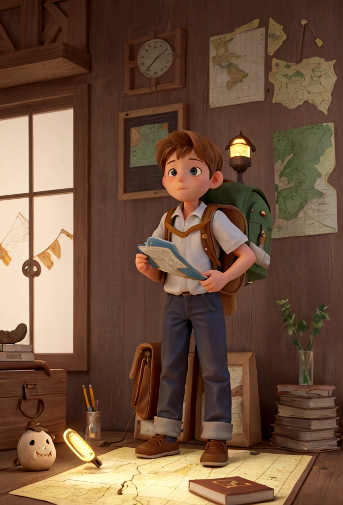 Lucas decided to follow the map. He packed his backpack with supplies, a flashlight, and, of course, his copy of the Bible, a gift from his grandmother. She always told him, "Luke, the Word of God is the true light for our path."