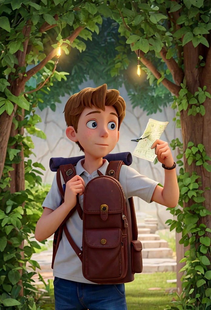 Lucas decided to follow the map. He packed his backpack with supplies, a flashlight, and, of course, his copy of the Bible, a gift from his grandmother. She always told him, "Luke, the Word of God is the true light for our path."