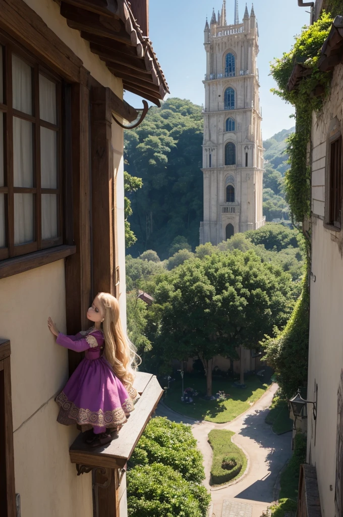 Quadrinhos
Rapunzel Moderna: Uma Aventura Canina
Quadrinho 1:
* scenario: Um apartamento moderno no centro da cidade, com grandes janelas e vista para a rua.
* Personagens: Rapunzel, uma jovem de 20 anos, is sitting at the window, olhando para a cidade. Ao seu lado, seu fiel companheiro, Max, A golden retriever dog, observe everything carefully.
* Texto: Rapunzel suspira. "Max, I so wish I could go out and explore the world like you do. Mas essa torre moderna me prende aqui."
Quadrinho 2:
* scenario: Rapunzel is talking to her stepmother, Gothel, via a video call. Gothel aparece em sua tela, com um sorriso falso.
* Personagens: Gothel: "Rapunzel, querida, you know you can't leave. The world outside is dangerous."
* Rapunzel: "Mas eu quero viver a minha vida! I don't want to just stay here, olhando para a tela."
* Gothel: "Don't be silly, Rapunzel. You have everything you need here. E tem a mim."
* Rapunzel: (desanimada) "Sim, Gothel. You're right."
Quadrinho 3:
* scenario: Rapunzel is playing with Max in the apartment. De repente, ela escuta um barulho vindo da rua.
* Personagens: Rapunzel: "O que foi isso, Max?" Max runs to the window and starts barking.
* Rapunzel: "Looks like someone needs help."
Quadrinho 4:
* scenario: Rapunzel looks out the window and sees a boy hanging from a tree, com medo de descer.
* Personagens: Menino: "Socorro! Somebody help me!"
* Rapunzel: "Don't worry, eu vou te ajudar!"
Quadrinho 5:
* scenario: Rapunzel amarra uma corda no seu cinto e desce pela janela, com Max na sua cola.
* Personagens: Rapunzel: "Aqui estou! Segure firme!"
* Menino: "Obrigado!" Rapunzel and the boy climb down from the tree safely.
Quadrinho 6:
* scenario: Rapunzel e o menino se apresentam.
* Personagens: Rapunzel: "My name is Rapunzel. And this is Max."
* Menino: "Eu sou o Felipe. Muito obrigado por me salvar!"
* Rapunzel: "It was nothing. But how did you get up there?"
* Felipe: "Eu estava brincando de Tarzan