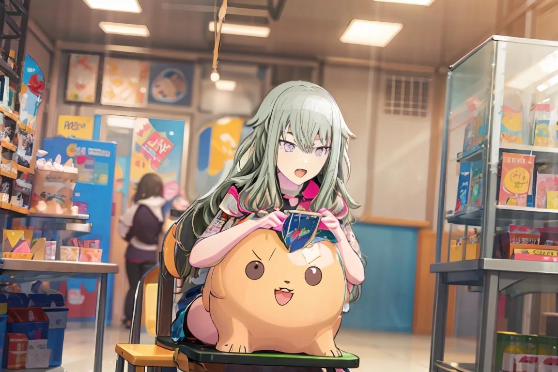 Kusanagi Nei having fun at school々