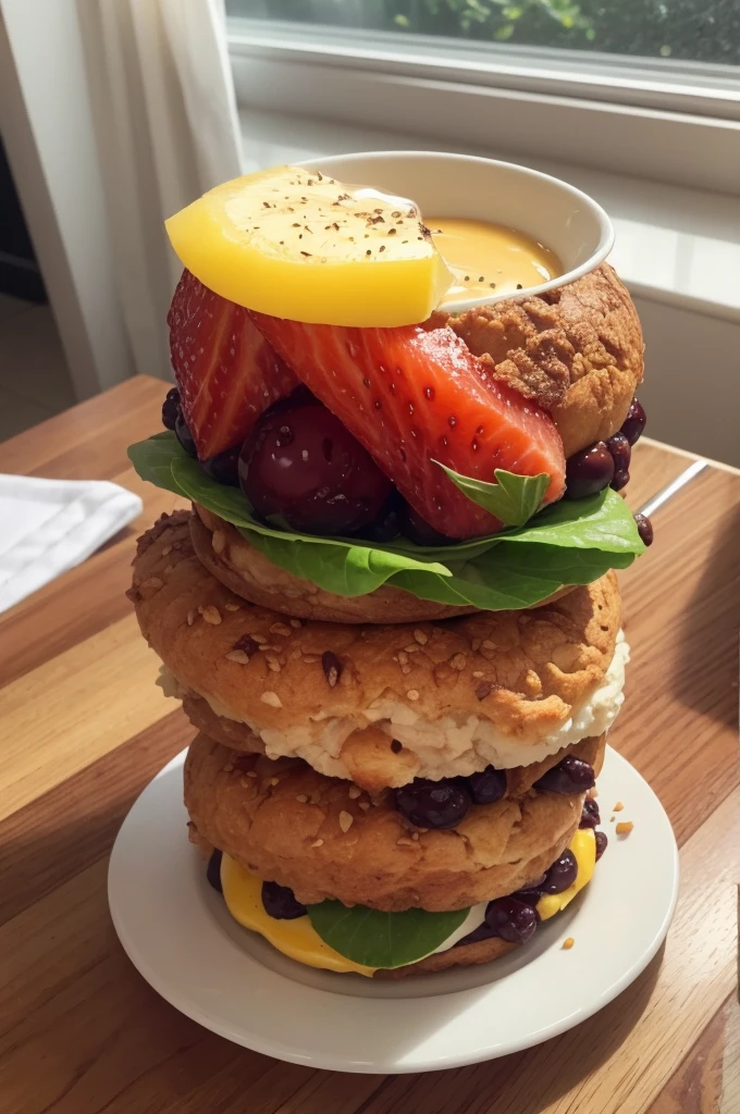 As if it were an Instagram status, I, the nutritionist, would be showing just a very healthy breakfast 
