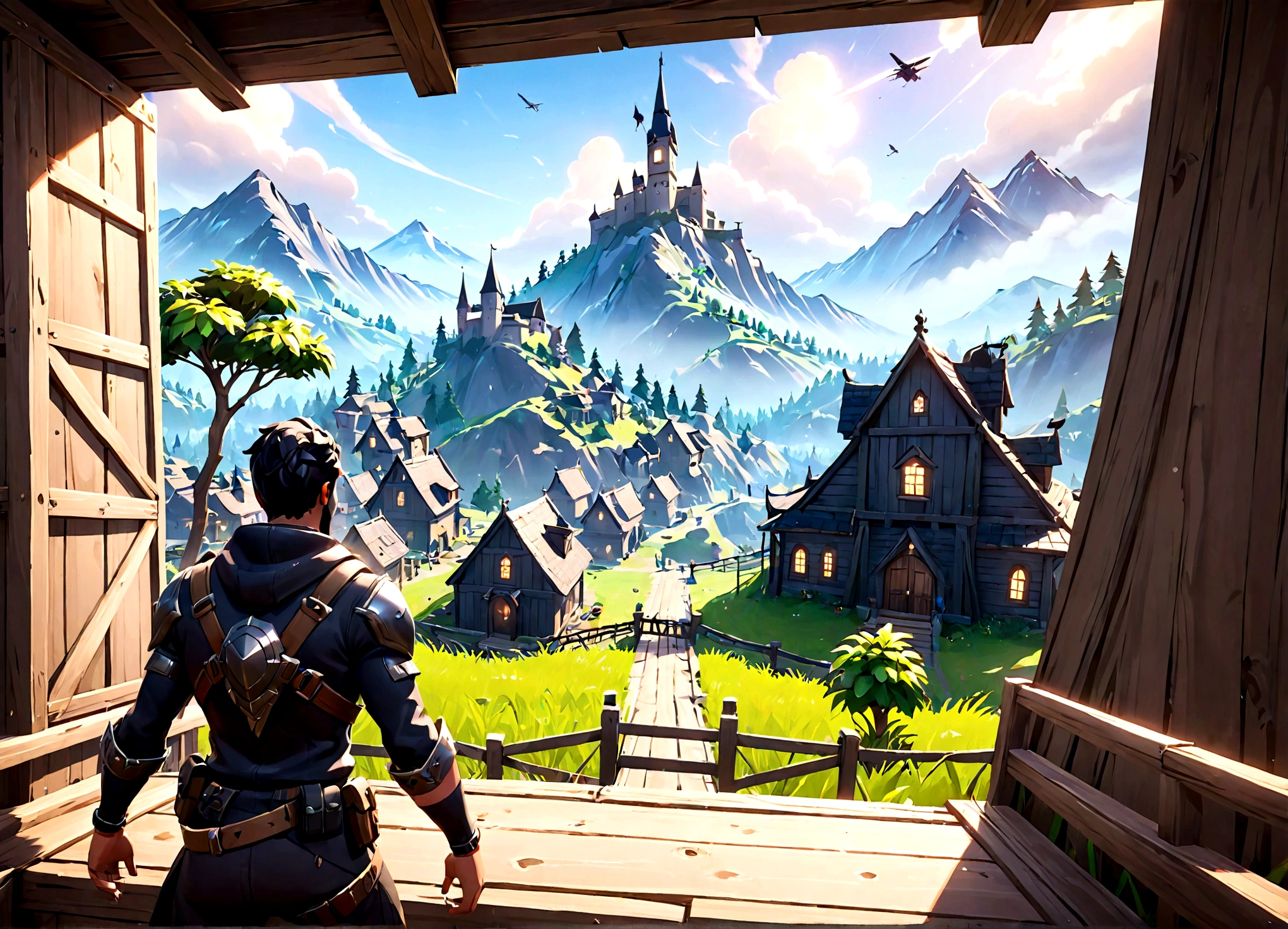Fortnite、Game screen
