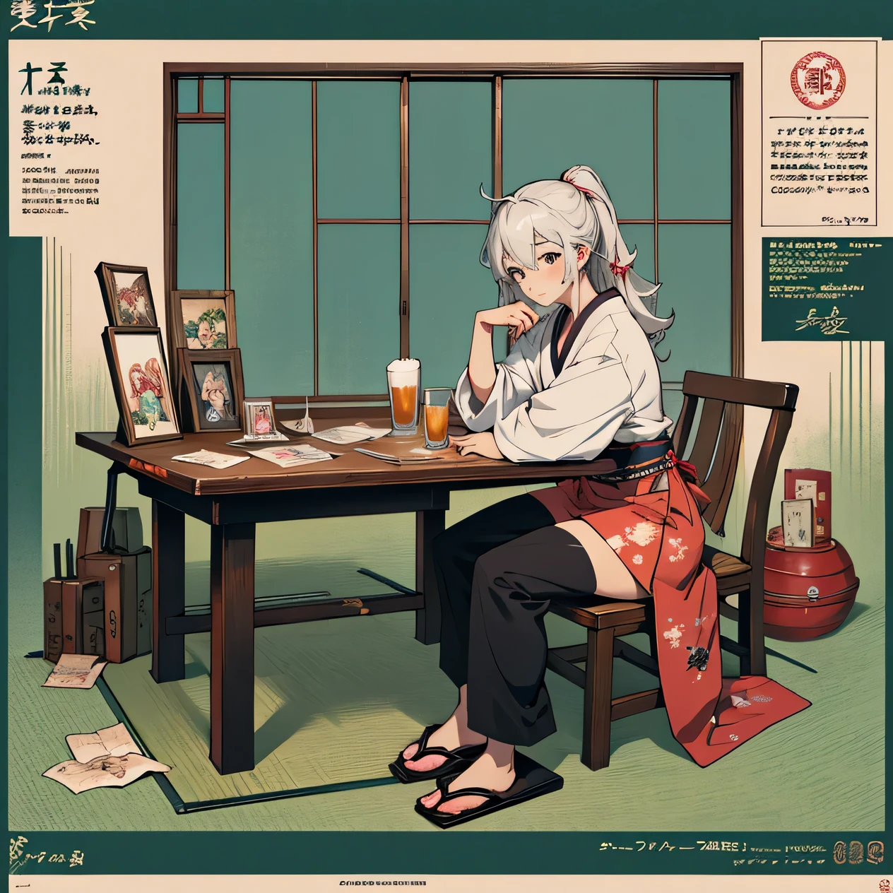 Japanese cartoons girl with big boos sitting at a table with a glass of beer, seductive Japanese cartoons girl, beautiful alluring Japanese cartoons woman, attractive Japanese cartoons girl, beautiful Japanese cartoons girl, Japanese cartoons girls, best Japanese cartoons 4k konachan wallpaper, guweiz, cute Japanese cartoons girl, Japanese cartoons girl, 4k Japanese cartoons wallpaper, Japanese cartoons! 4k, Japanese cartoons! 4K