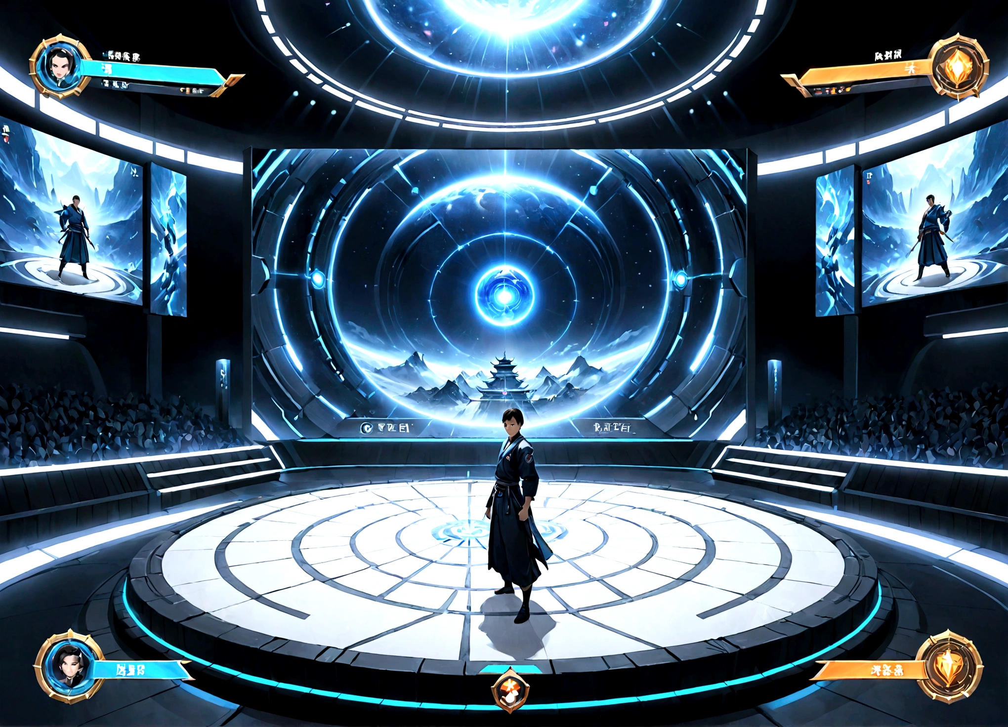 Martial arts gameatch、Game screen、