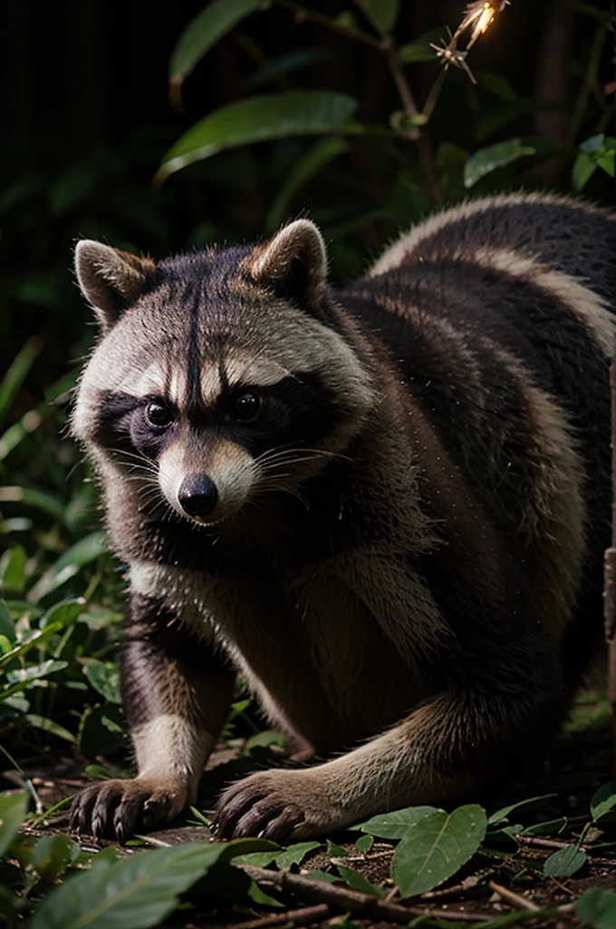 Racoon and Firefly 
