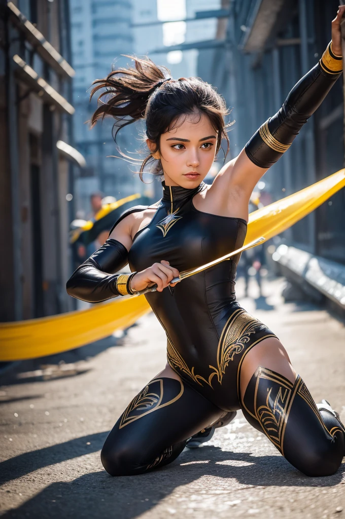Sabre de luz com arte marajoara