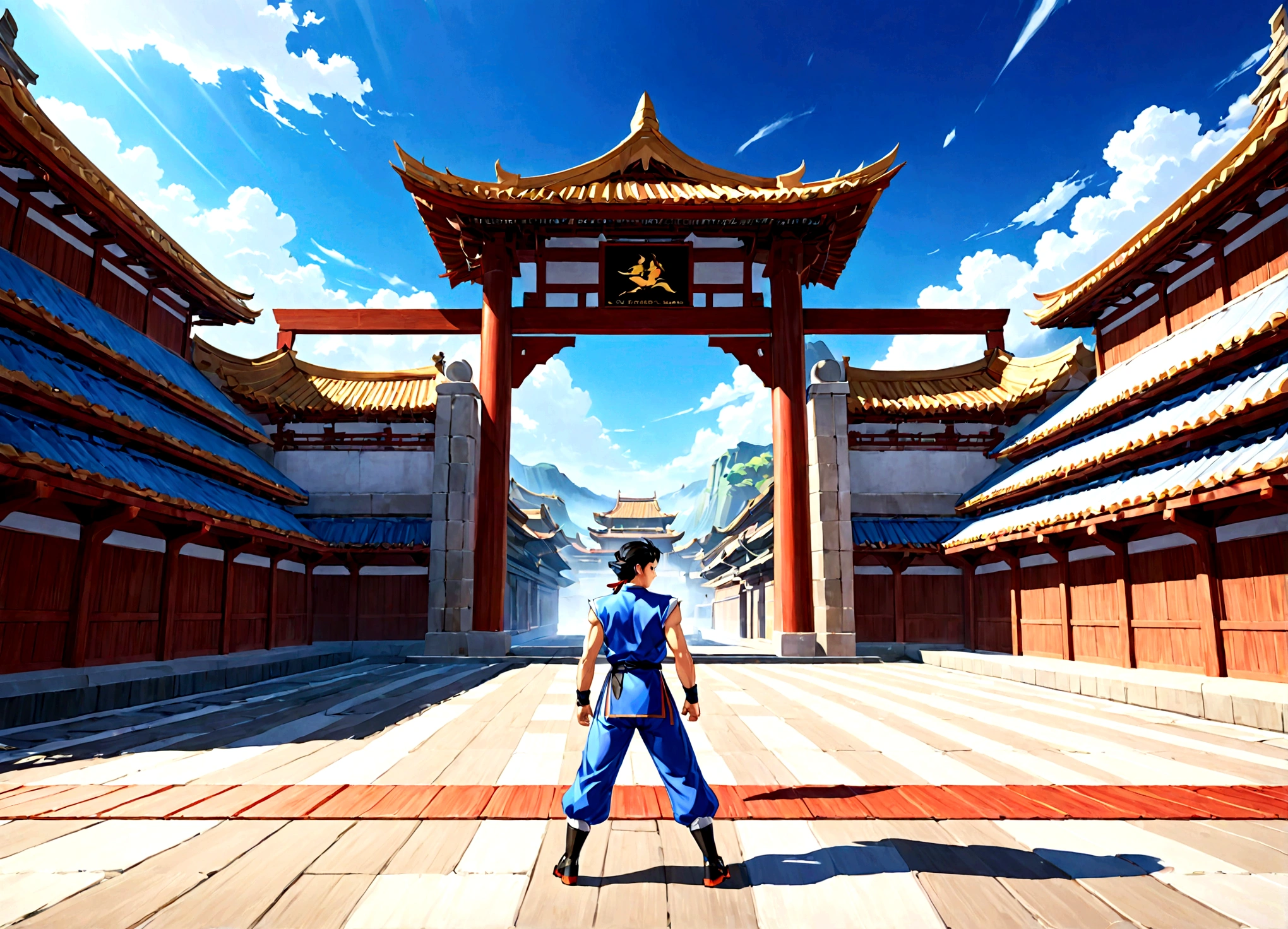 Virtua Fighter、Game screen