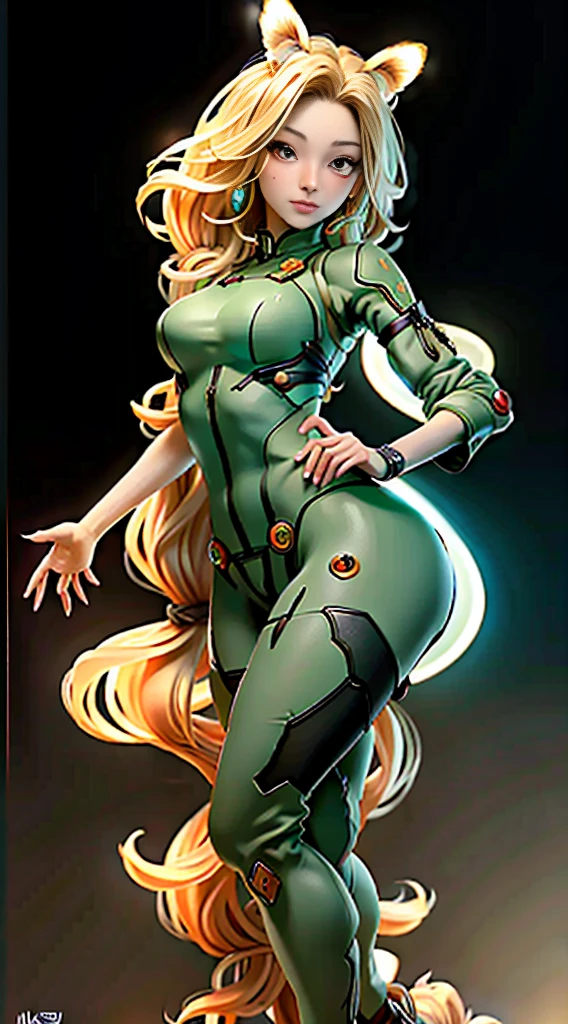 masterpiece, best quality, ultra - detailed, intricate, very detailed, high resolution, realisticlying, hd, 8K, 1man, full body shot shot, humanoid robots, long legs, mechanical legs, dynamic poses, Extremely delicate mech, Glowing dark red LED part, extra very long hair, full bodyesbian, High-tech background, rim-light, scientific fiction, (Marek Okon:1.3), Mooncryptowow's midway style, psychedelia, The halo, nsfw