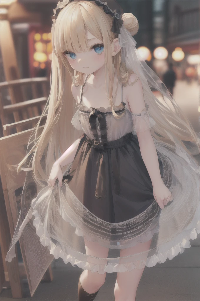 (masterpiece、最high quality、high quality、High resolution、Super detailed) )Decadent atmosphere、(In a dimly lit and gloomy amusement park、Girls wearing light camisoles seduce men、Negotiate prostitution)、Line of sight、BREAK、NSFW、(See-through camisole)、Sexy Lingerie、 (((NSFW))) (((infant))) (((5 years old))) (((透明白See-through camisole)))(((Long blonde)))(((Photographed from the front))) ((Hair Bun))(Very long hair))((Blunt bangs))((Bitch))((tsurime))((Big eyes))((Skinny body))((expensive))(Pale skin))((Botanical Prints))((infant))((Showing nipples under shirt))((Showing her crotch under her skirt))(Pale skin))((Botanical Prints))((infant))((nsfw))((((5 years old)))(((infant)))((Lolita))