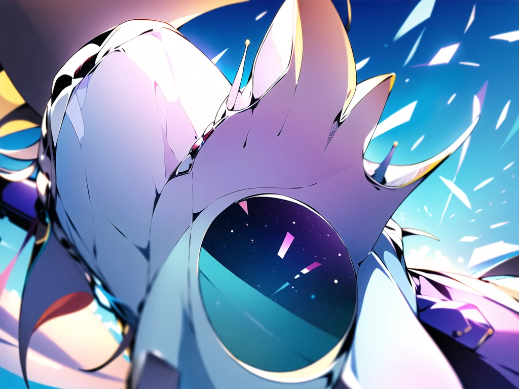 masterpiece, 最high quality, (Very detailed:1.2), Abuse of chromatic aberration, pastel colour, Depth of Field, Field,
AND masterpiece, high quality, Fantasy, Field,
AND masterpiece, high quality, space, Blue light,
AND masterpiece, high quality, One girl, alone, Long Hair, Grey Hair, Jacket, From behind, Floating Hair,
AND masterpiece, high quality, Sky Cloud, Dayの出, Lens flare, Purple light, blue sky, Day,